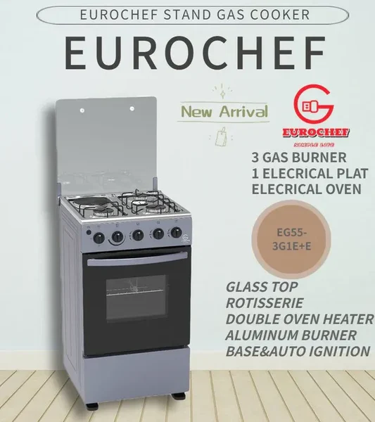 Eurochef Stand Gas Cooker
